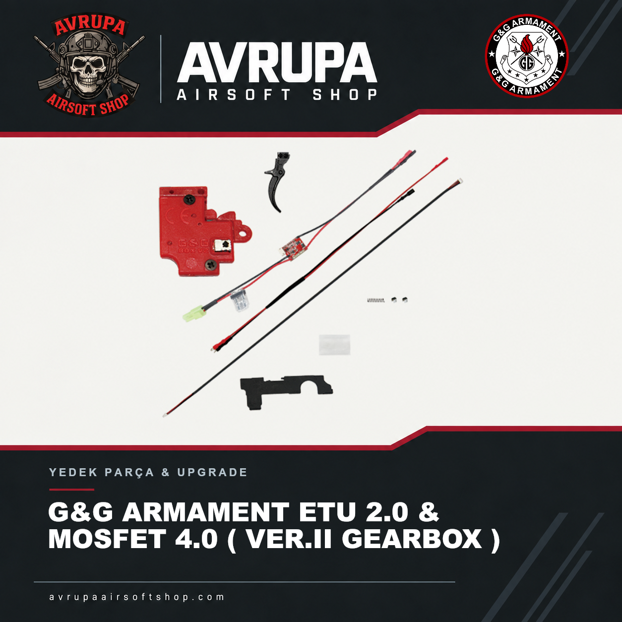 G&G ARMAMENT ETU 2.0 & MOSFET 4.0 ( VER.II GEARBOX )