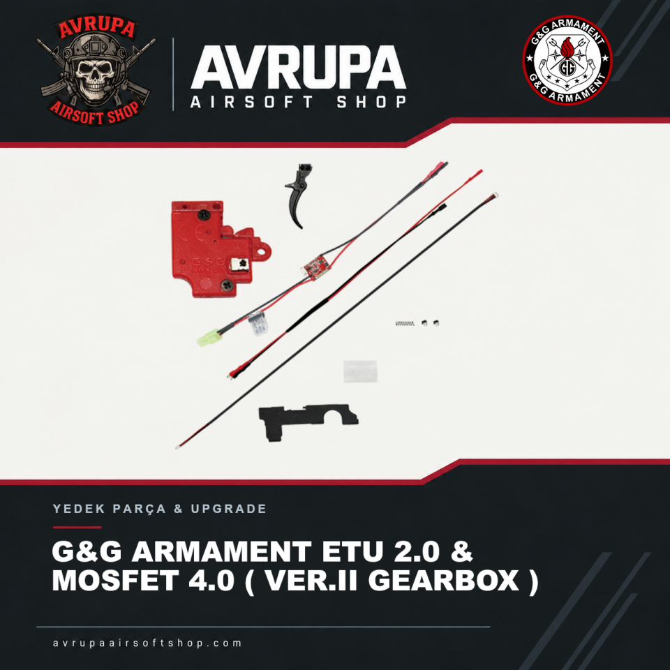 G&G ARMAMENT ETU 2.0 & MOSFET 4.0 ( VER.II GEARBOX )