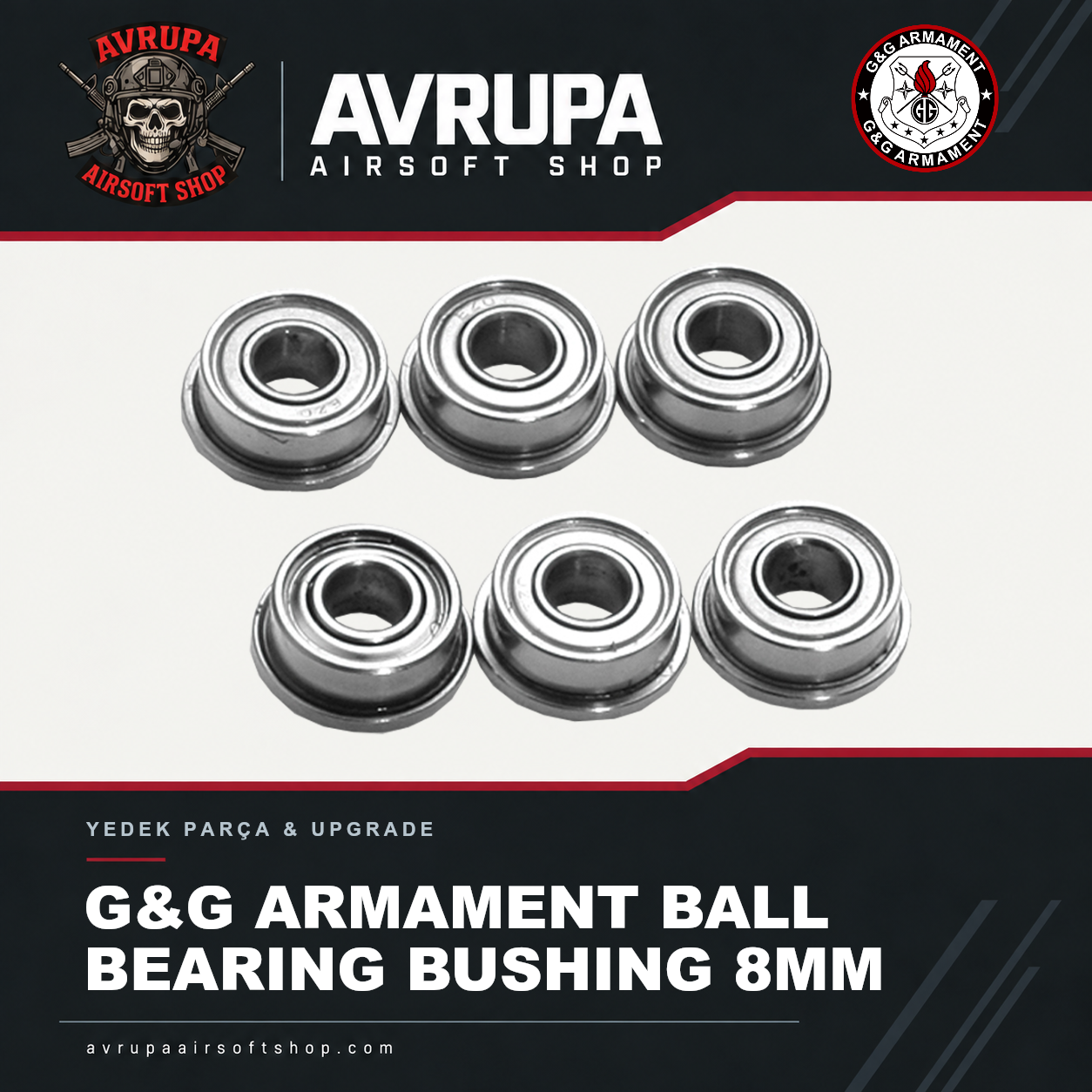 G&G ARMAMENT BALL BEARING BUSHING 8MM