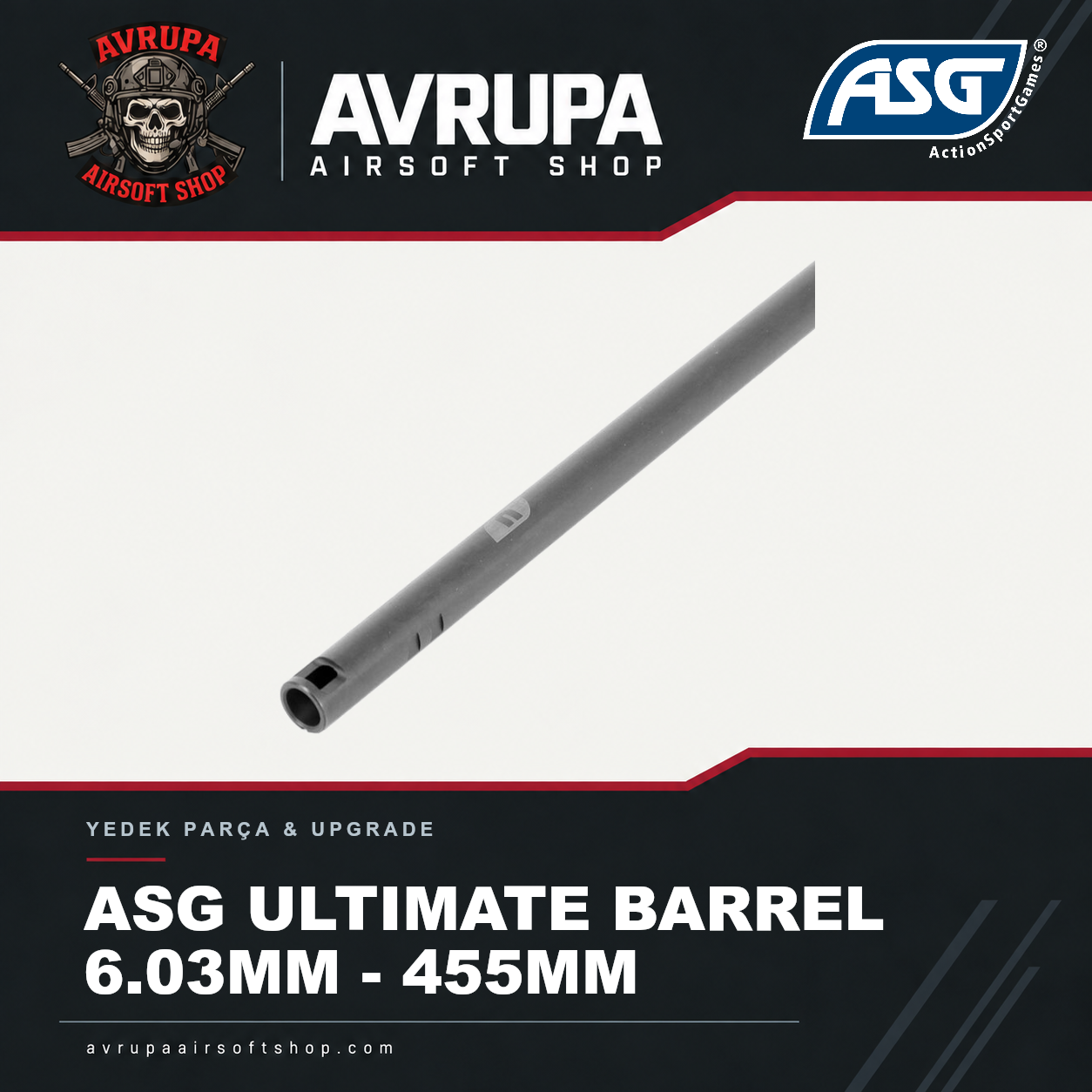 ASG ULTIMATE BARREL 6.03MM - 455MM