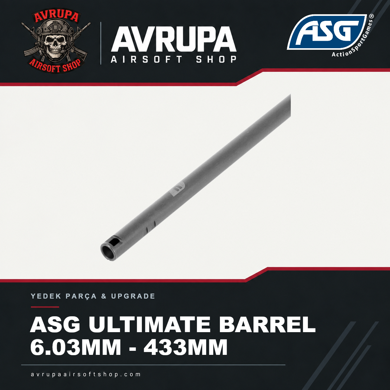ASG ULTIMATE BARREL 6.03MM - 433MM