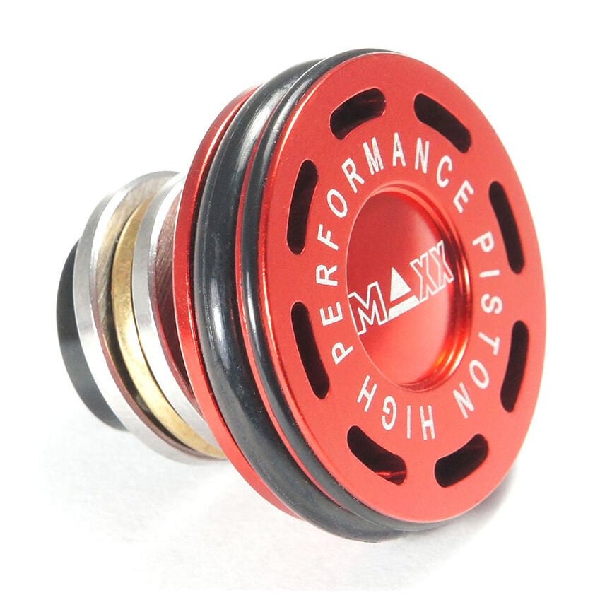 MAXX CNC DOUBLE O-RING BALL BEARING AEG PISTON HEAD