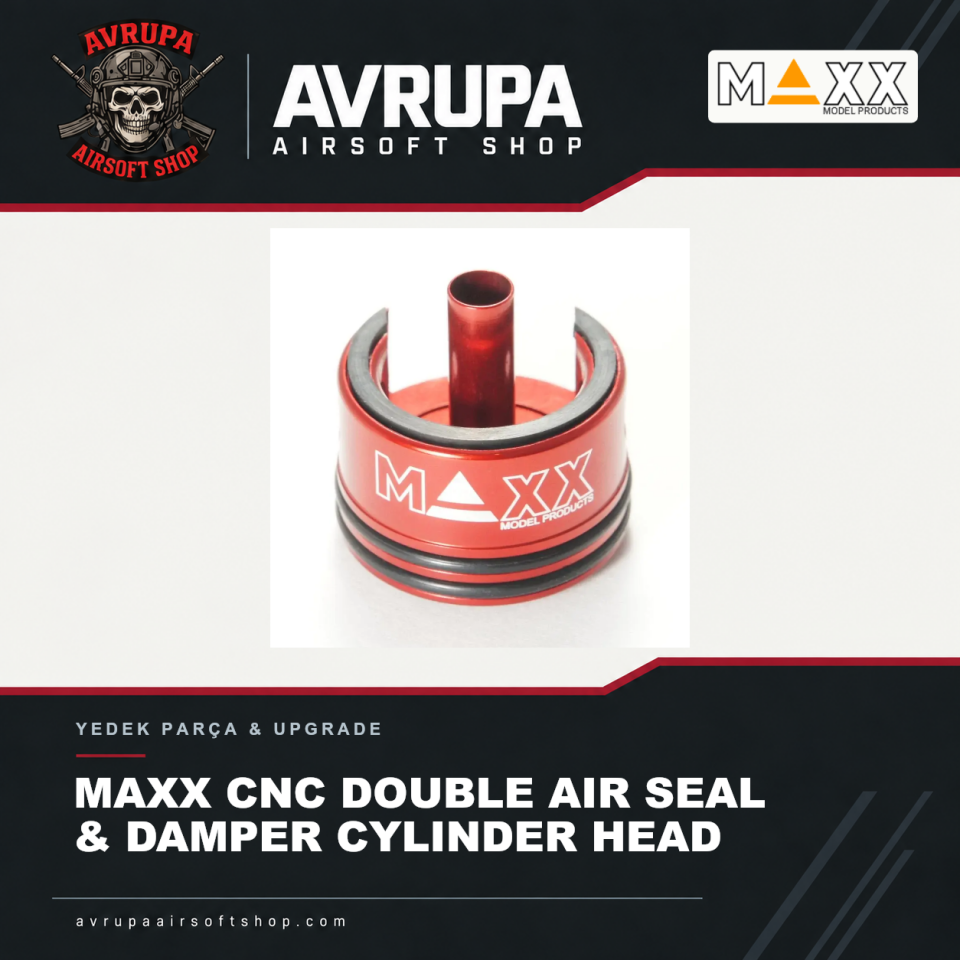 MAXX CNC DOUBLE AIR SEAL & DAMPER CYLINDER HEAD