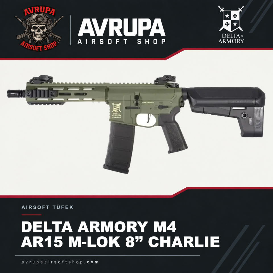 DELTA ARMORY M4 AR15 M-LOK 8’’ CHARLIE
