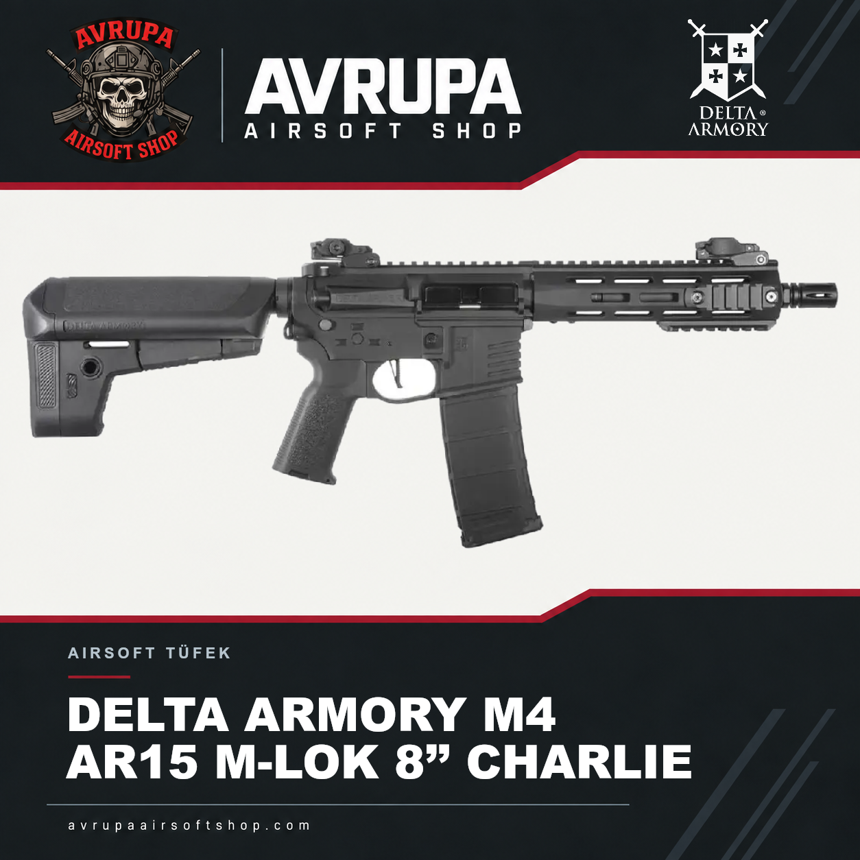 DELTA ARMORY M4 AR15 M-LOK 8’’ CHARLIE