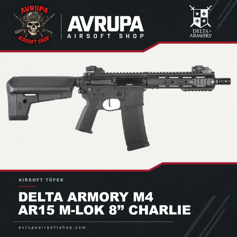 DELTA ARMORY M4 AR15 M-LOK 8’’ CHARLIE