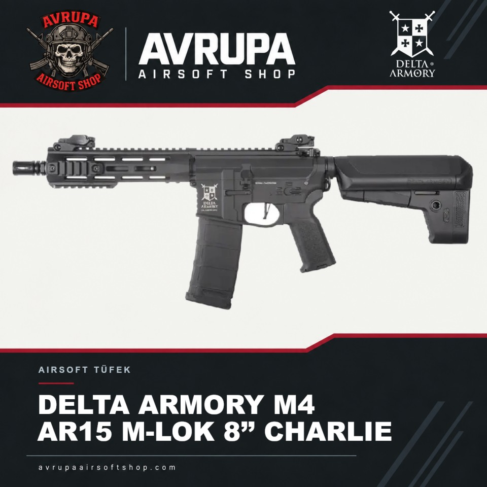 DELTA ARMORY M4 AR15 M-LOK 8’’ CHARLIE