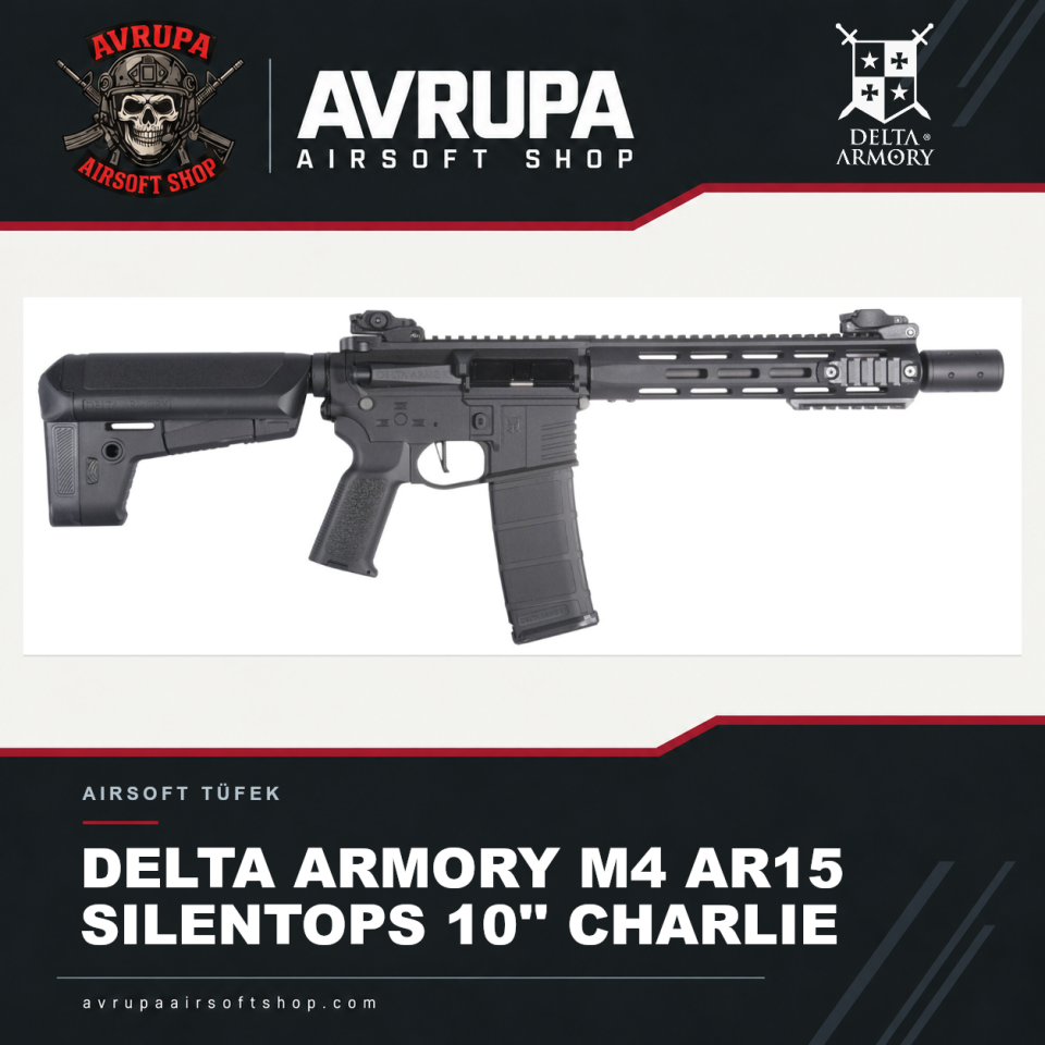 DELTA ARMORY M4 AR15 SILENTOPS 10'' CHARLIE