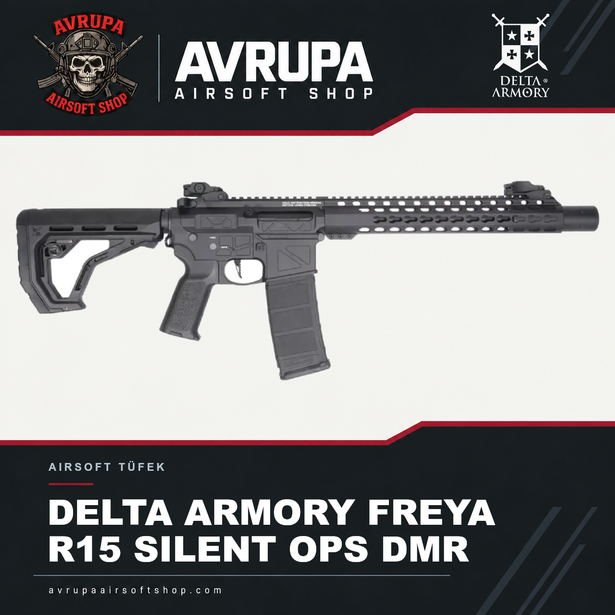 DELTA ARMORY FREYA R15 SILENT OPS DMR