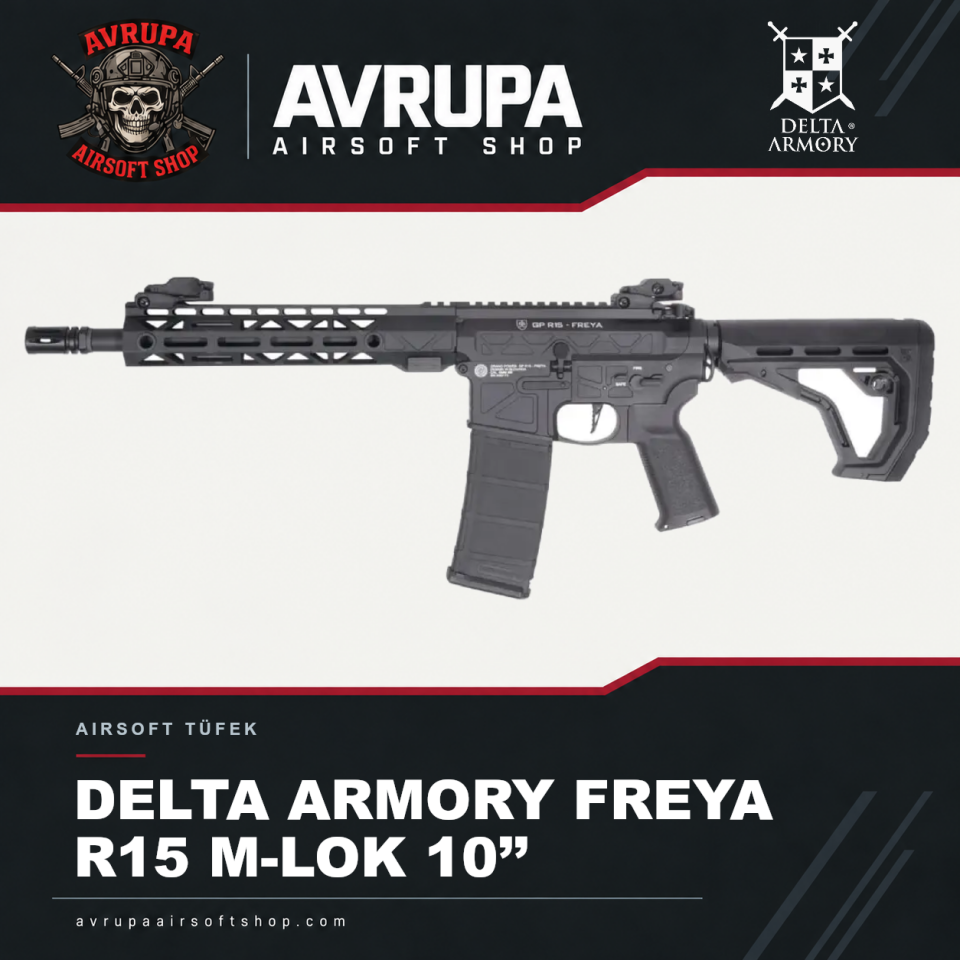 DELTA ARMORY FREYA R15 M-LOK 10’’