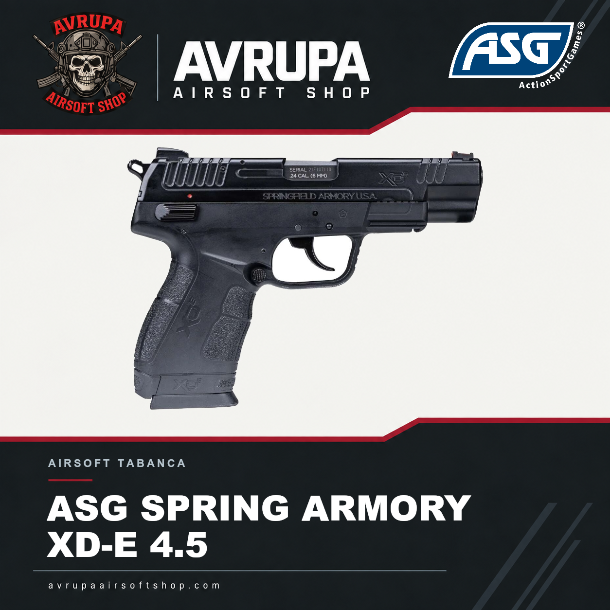 ASG SPRING ARMORY XD-E 4.5