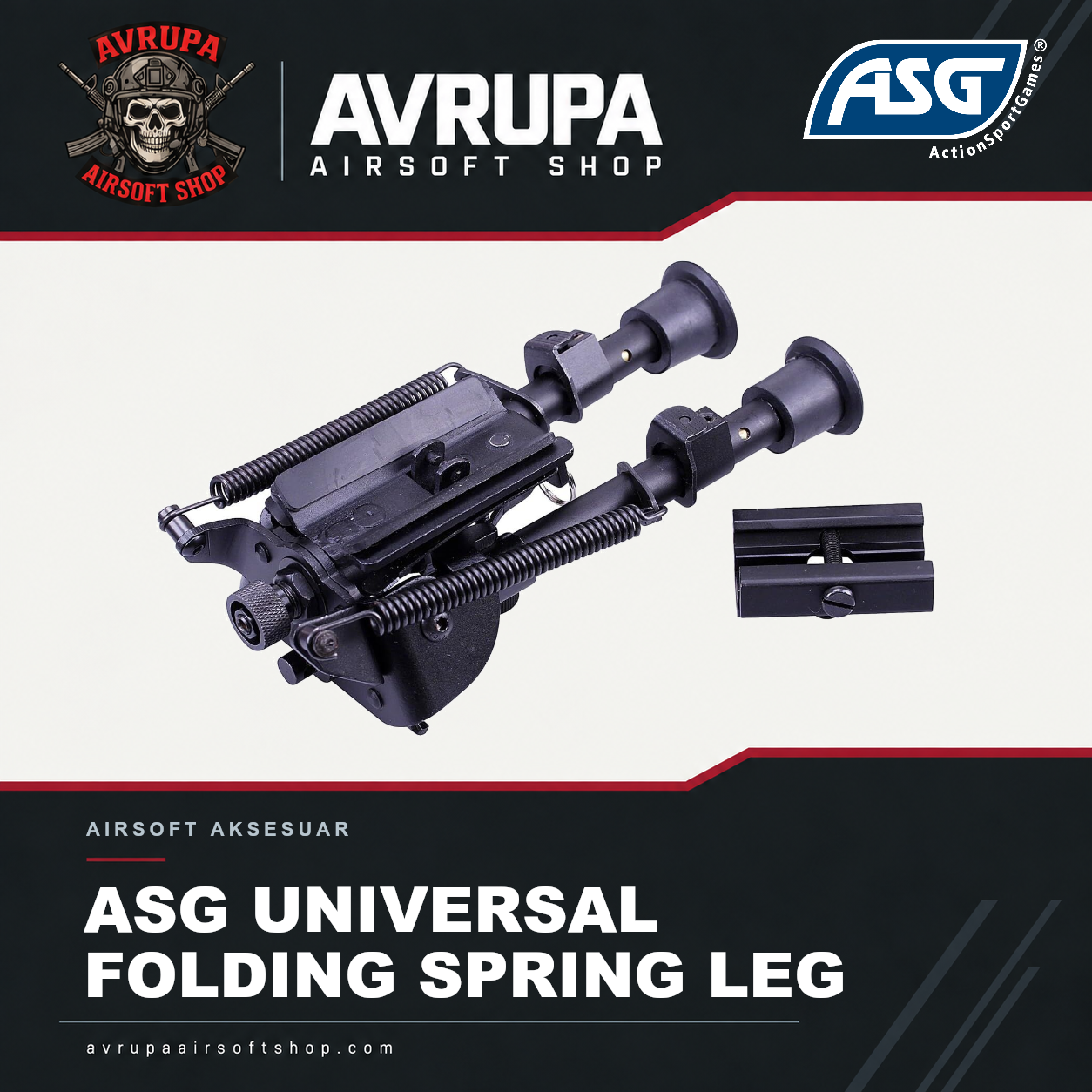 ASG UNIVERSAL FOLDING SPRING LEG
