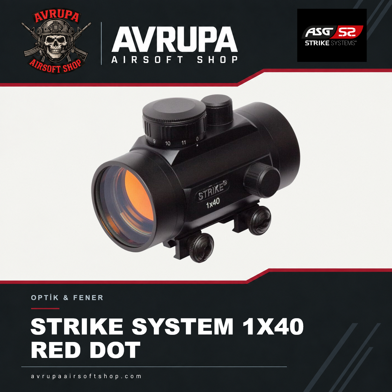 STRIKE SYSTEM 1X40 RED DOT