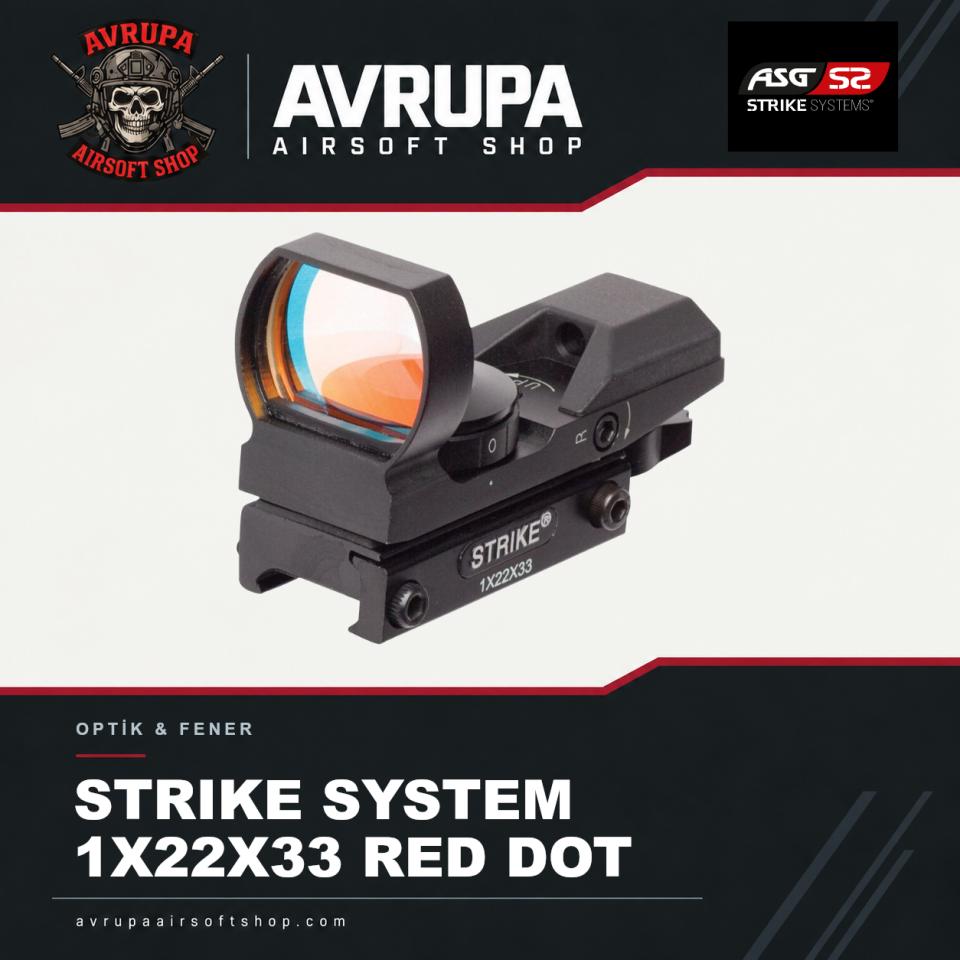 STRIKE SYSTEM 1X22X33 RED DOT