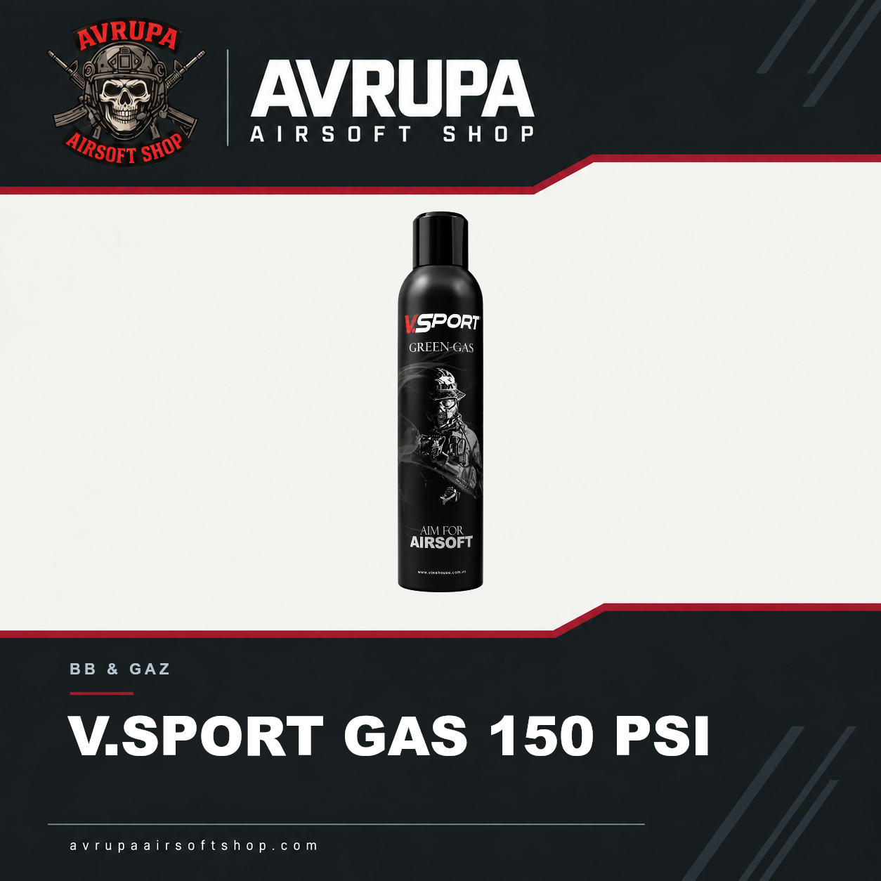 V.SPORT GAS 150 PSI