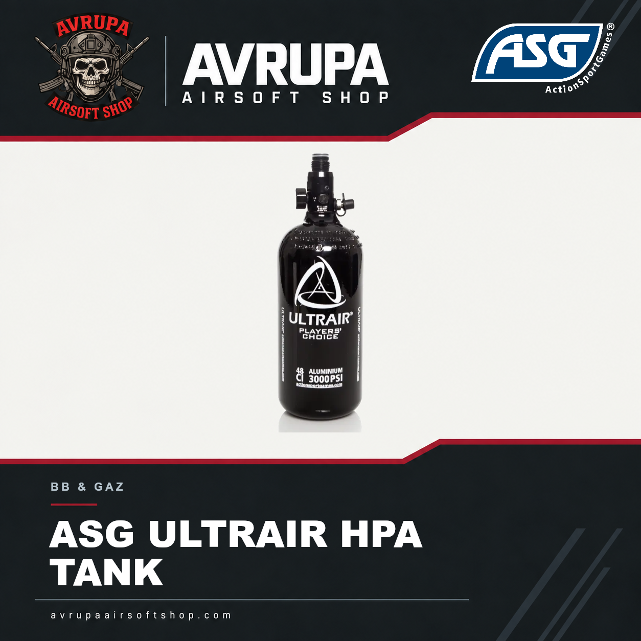 ASG ULTRAIR HPA TANK