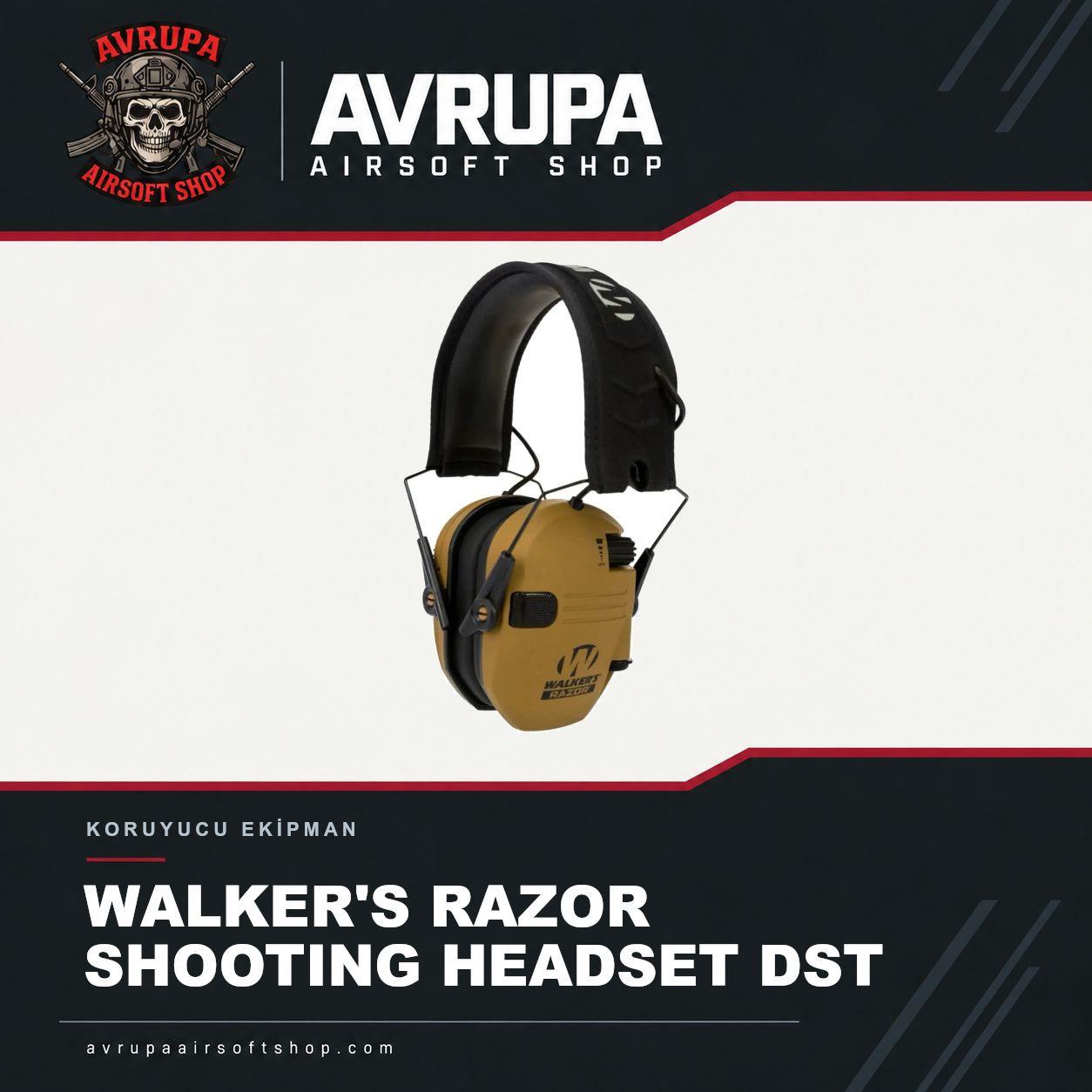 WALKER'S RAZOR SHOOTING HEADSET DST