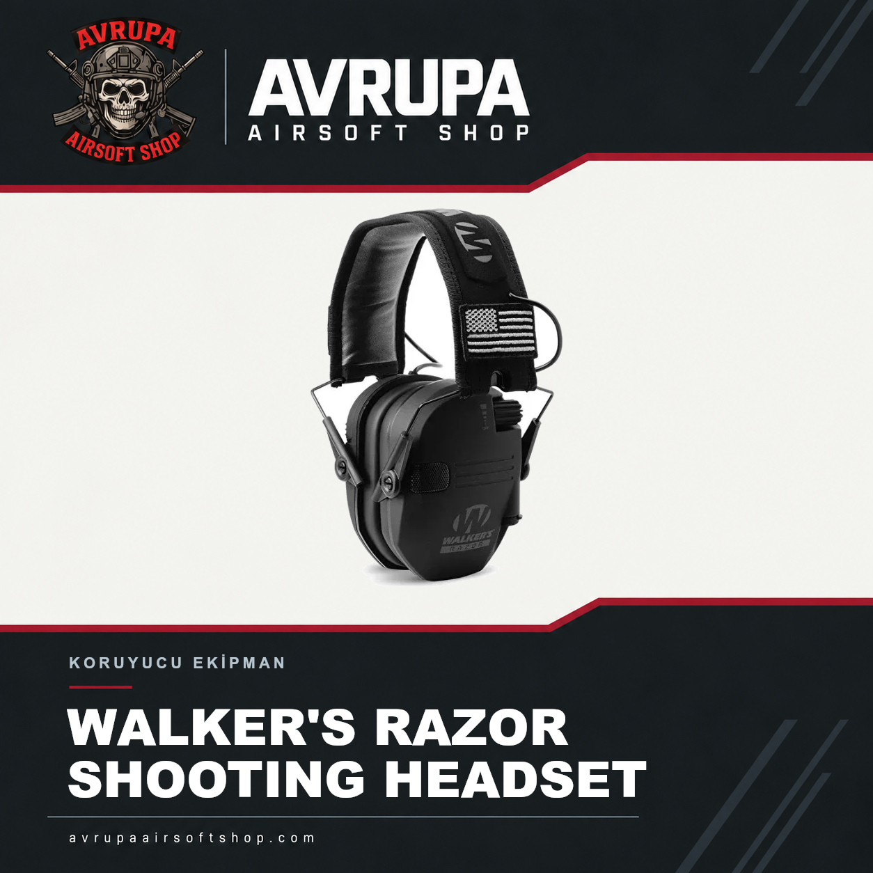 WALKER'S RAZOR SHOOTING HEADSET