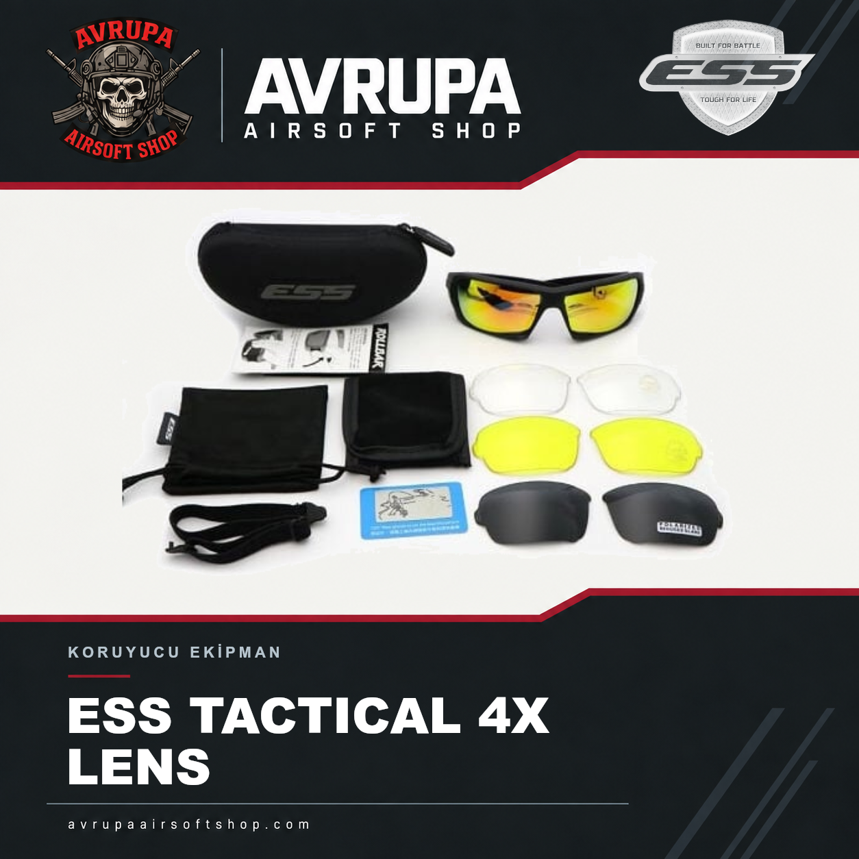 ESS TACTICAL 4X LENS