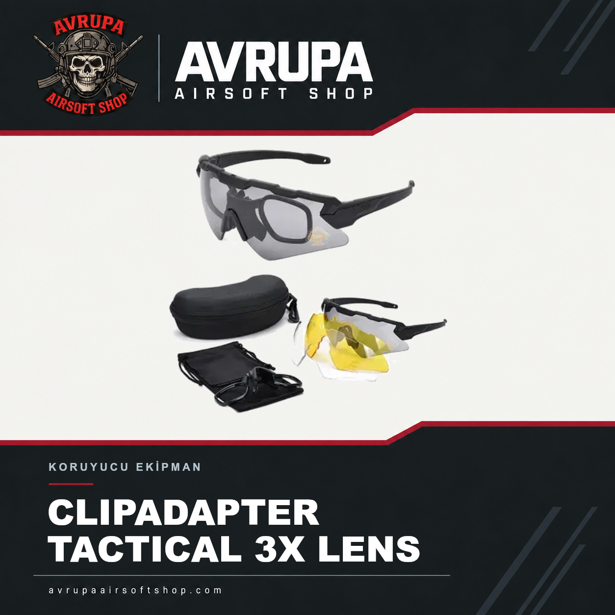 CLIPADAPTER TACTICAL 3X LENS