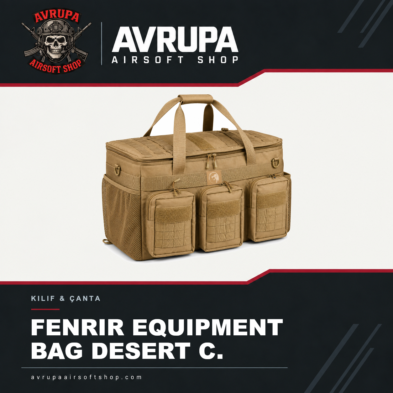 FENRIR EQUIPMENT BAG DESERT C.