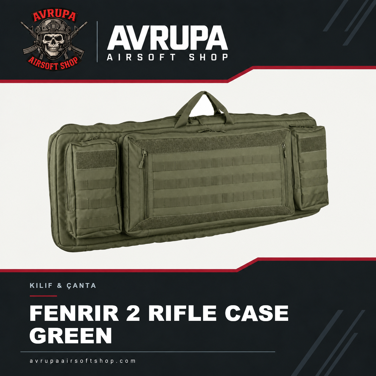 FENRIR 2 RIFLE CASE GREEN