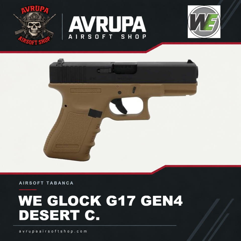 WE GLOCK G17 GEN4 DESERT C.