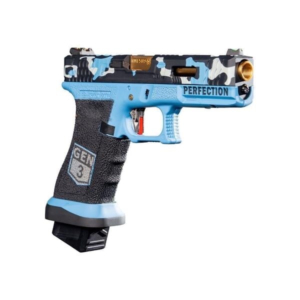 WE GLOCK 17 CUSTOM BLUE