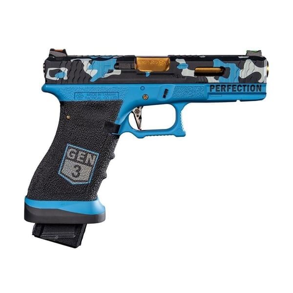 WE GLOCK 17 CUSTOM BLUE
