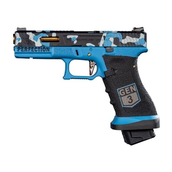 WE GLOCK 17 CUSTOM BLUE