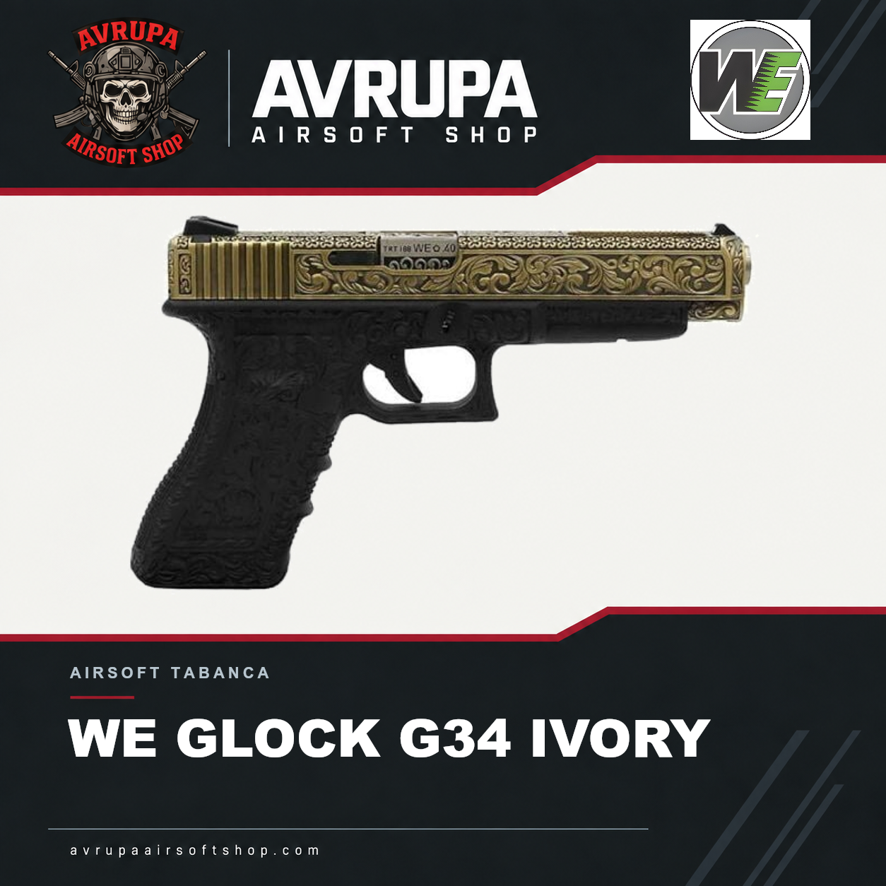 WE GLOCK G34 IVORY