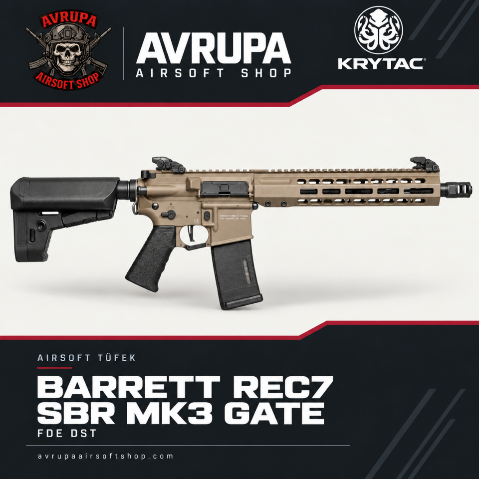 KRYTAC BARRETT REC7 SBR MK3 GATE FDE DST