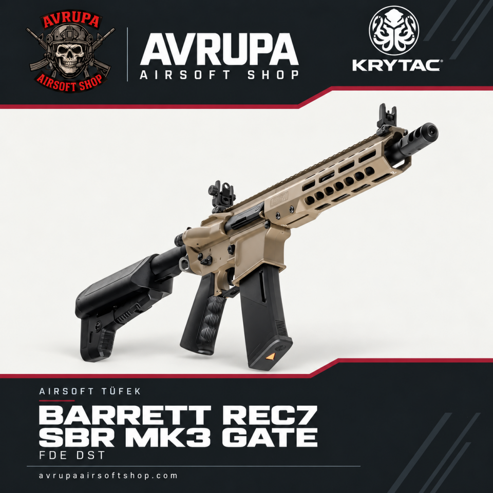 KRYTAC BARRETT REC7 SBR MK3 GATE FDE DST