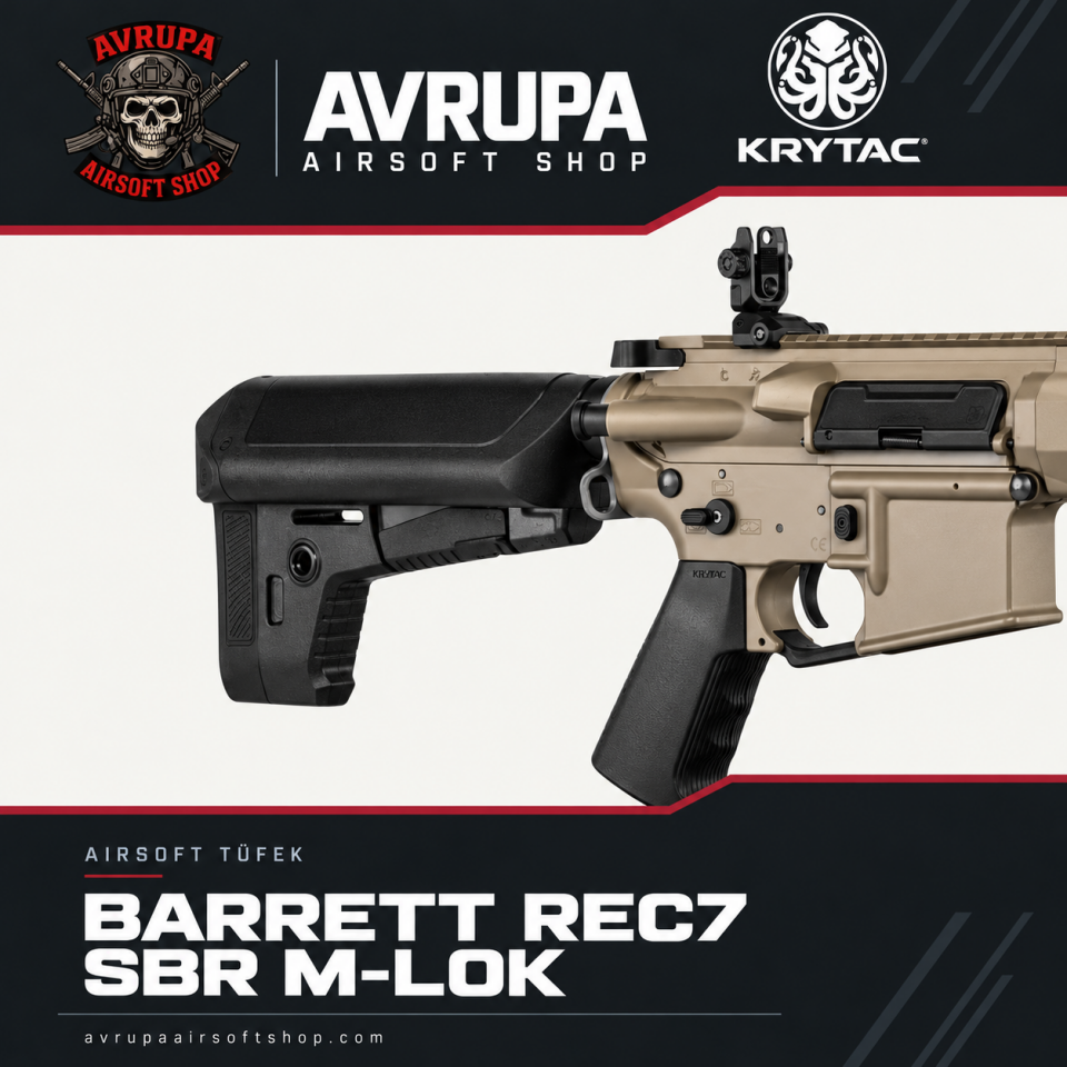 KRYTAC BARRETT REC7 SBR M-LOK