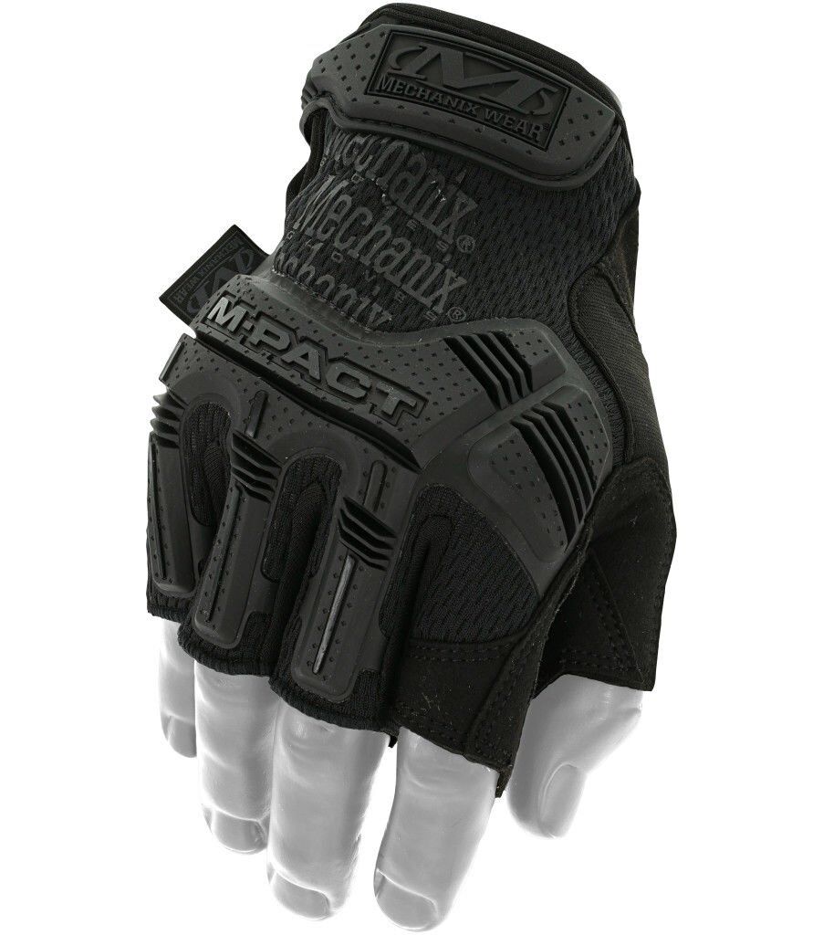 MECHANIX GLOVE HALF-FINGER BLACK