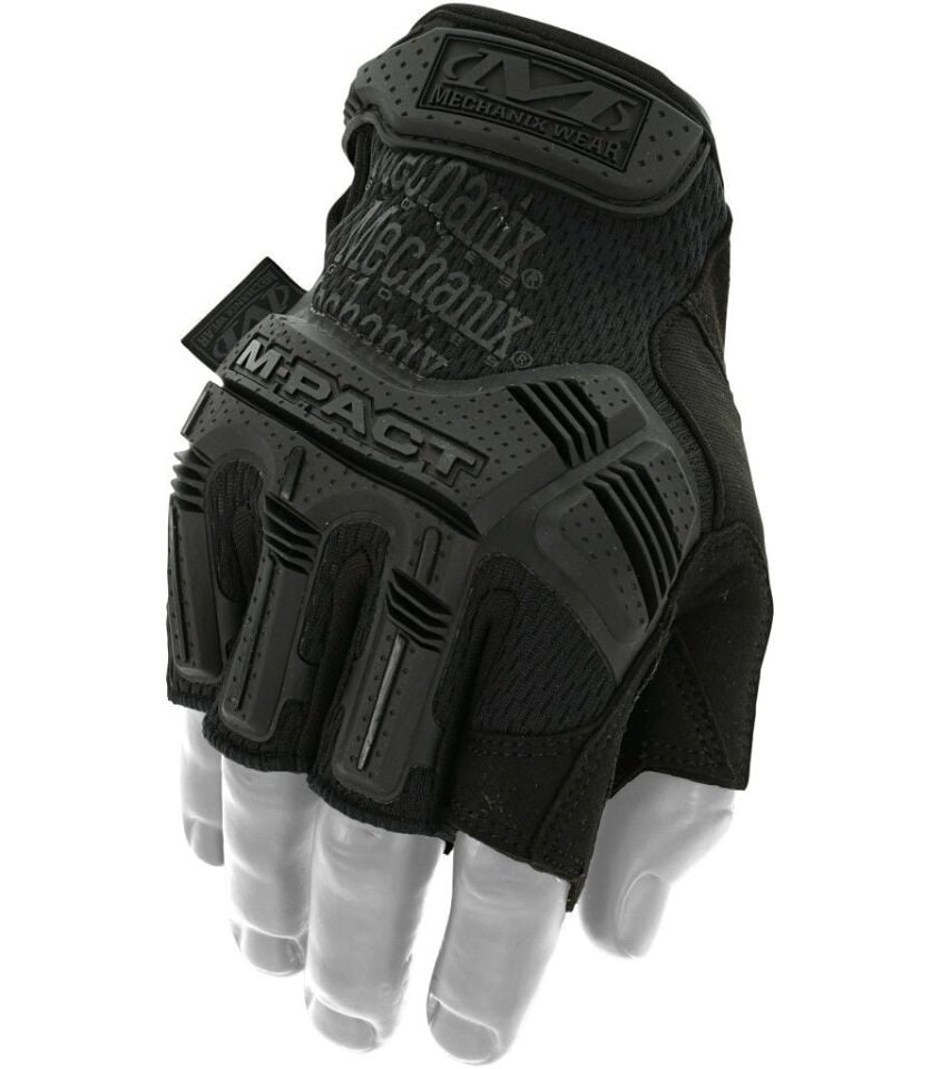 MECHANIX GLOVE HALF-FINGER BLACK