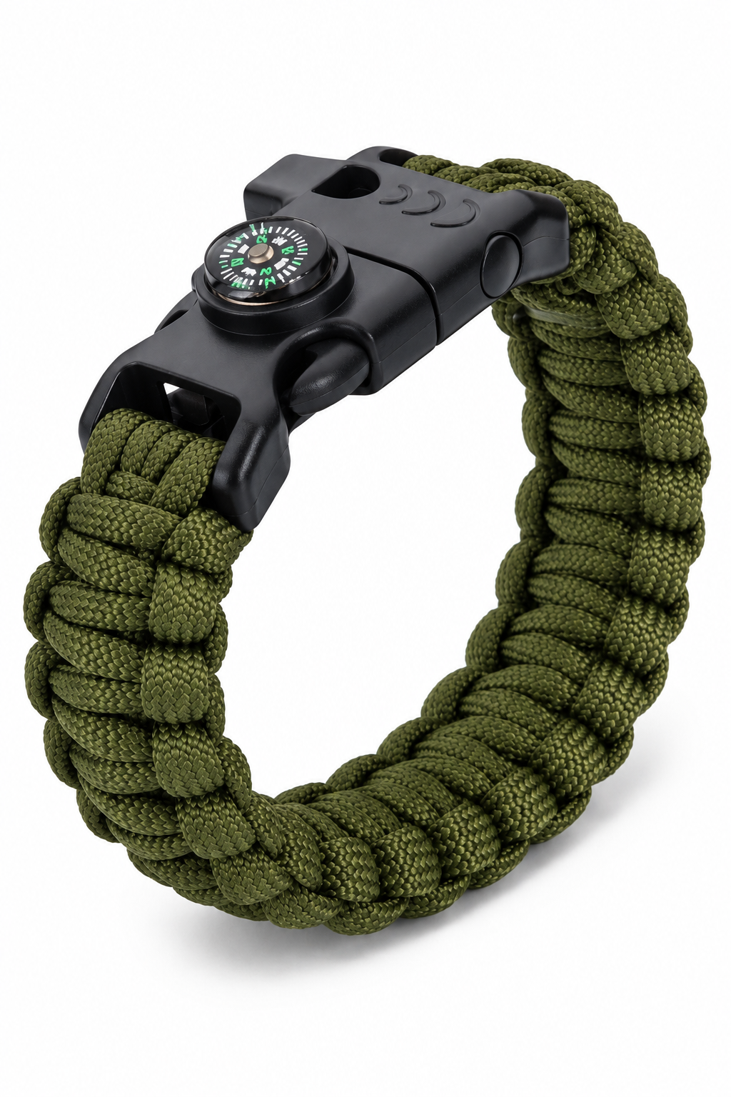 PARACORD SURVIVAL BRACELET GREEN