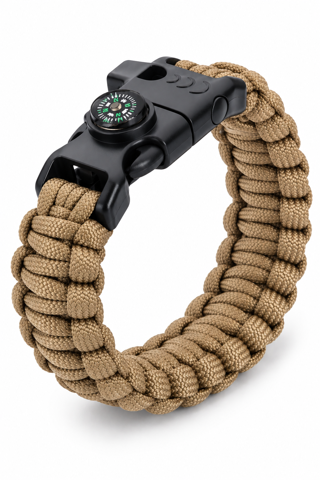 PARACORD SURVIVAL BRACELET DESERT C.