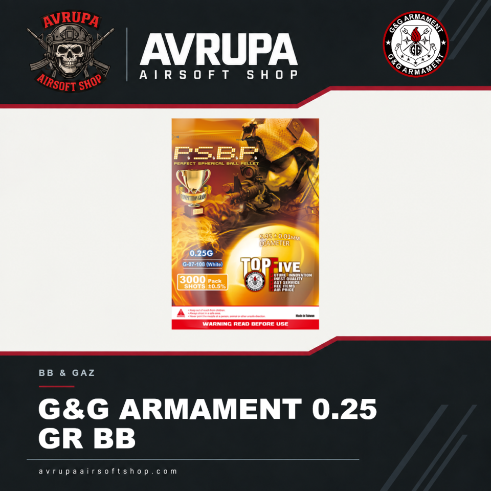 G&G ARMAMENT 0.25 GR BB