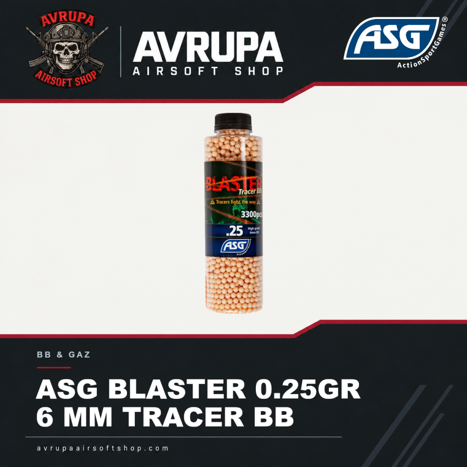 ASG BLASTER 0.25GR 6 MM TRACER BB