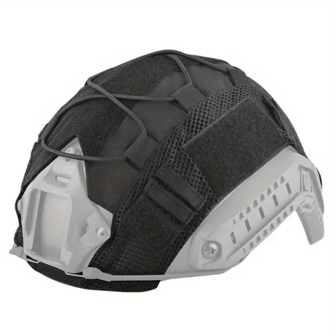 BLACK HELMET COVER