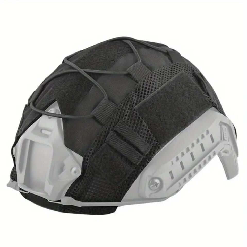 BLACK HELMET COVER