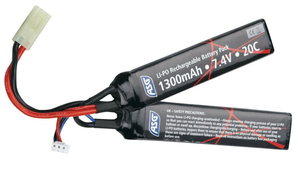 ASG 7,4V 2S 1300mAh 20C BATTERY