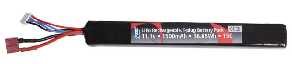 ASG 11.1V 1500mAh SINGLE STICK
