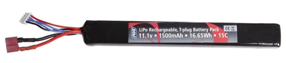 ASG 11.1V 1500mAh SINGLE STICK