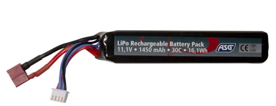 ASG 11,1V 1450 mAh 30C BATTERY T-PLUG