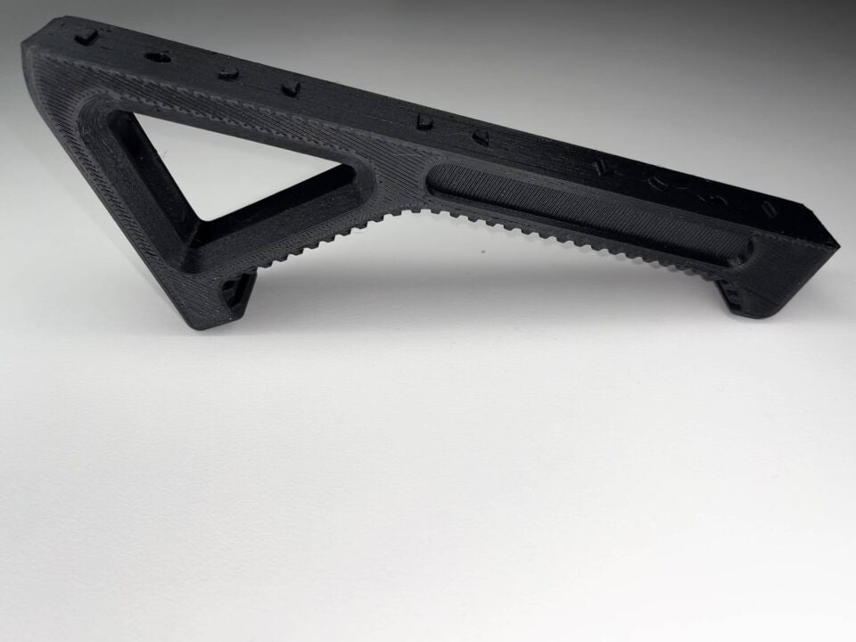 PICATINNY M-LOK ANGLED GRIP (3D)