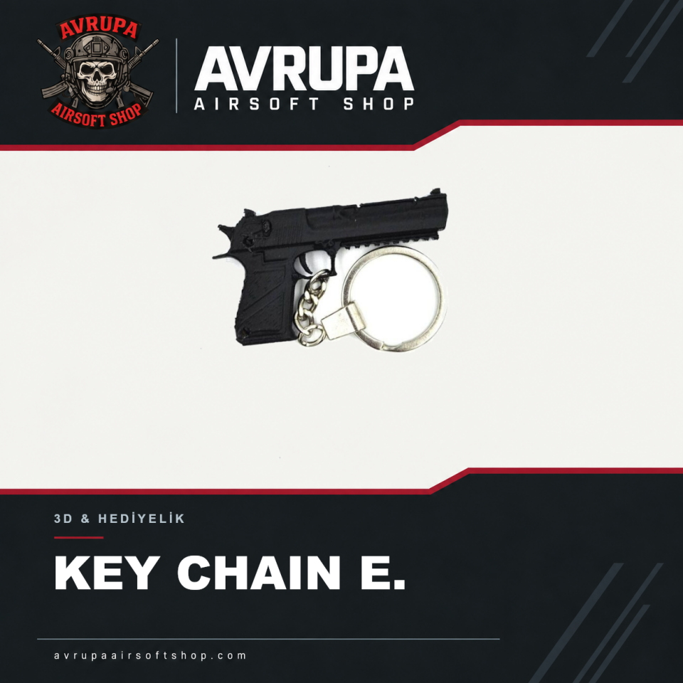 KEY CHAIN E.