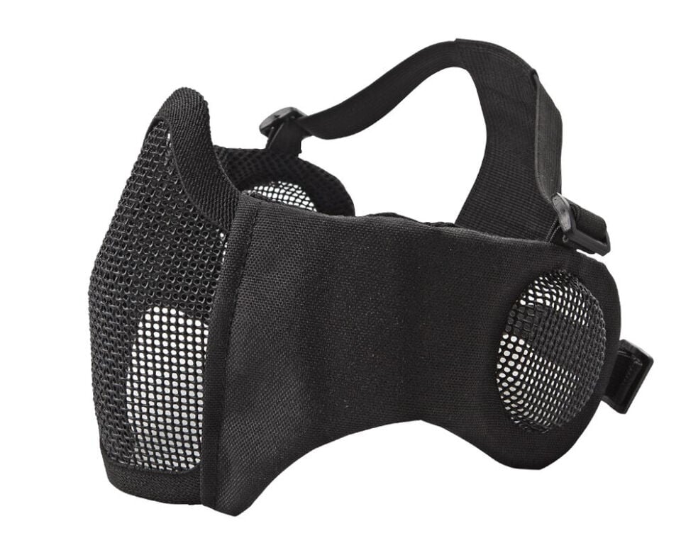 TACTICAL MESH MASK BLACK (PROTECTED)