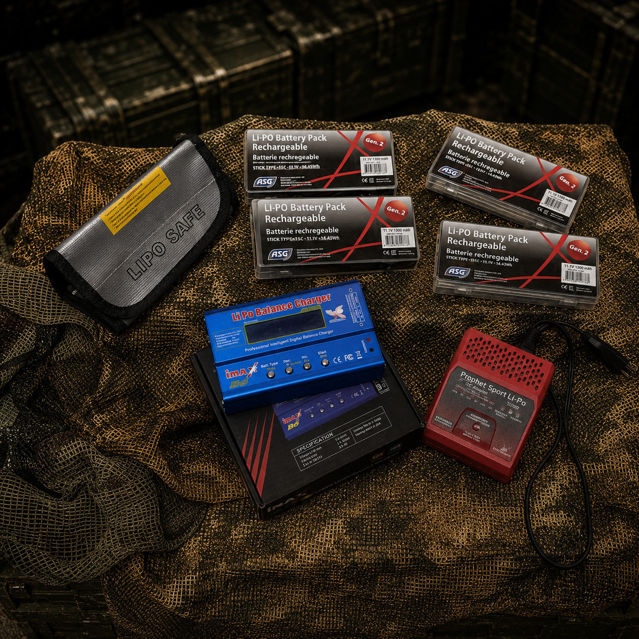Airsoft Pil Ve Şarj Aleti